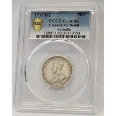 AUSTRALIA 1933 . ONE 1 SHILLING . GENUINE